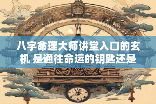 八字命理大师讲堂入口的玄机 是通往命运的钥匙还是商业的噱头
