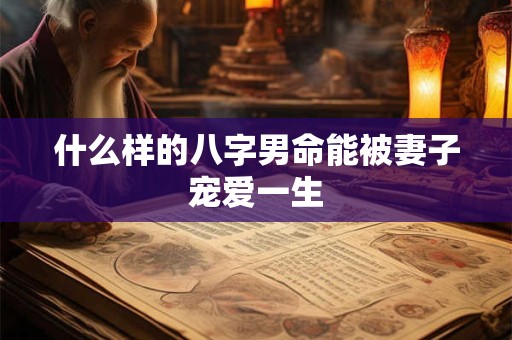什么样的八字男命能被妻子宠爱一生
