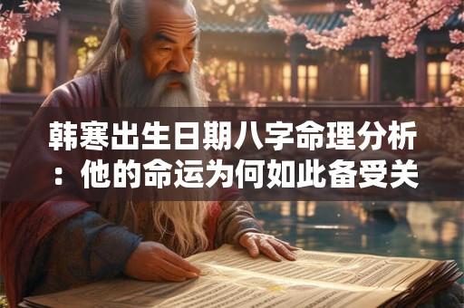 韩寒出生日期八字命理分析：他的命运为何如此备受关注