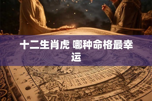 十二生肖虎 哪种命格最幸运