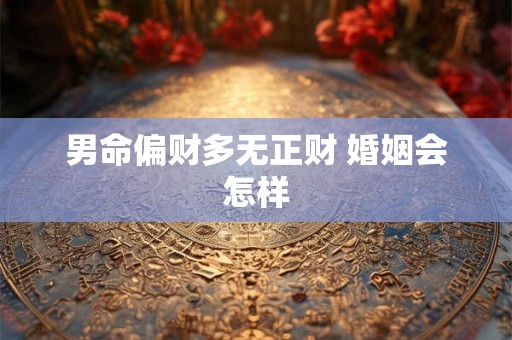 男命偏财多无正财 婚姻会怎样