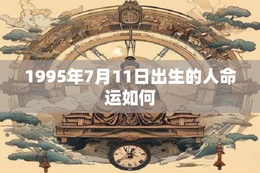 1995年7月11日出生的人命运如何