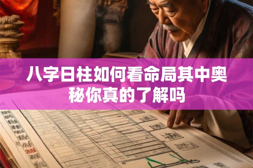 八字日柱如何看命局其中奥秘你真的了解吗