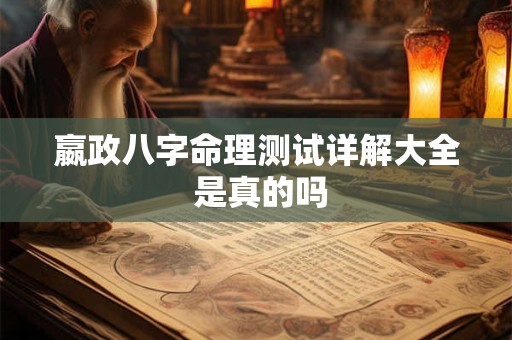 嬴政八字命理测试详解大全 是真的吗