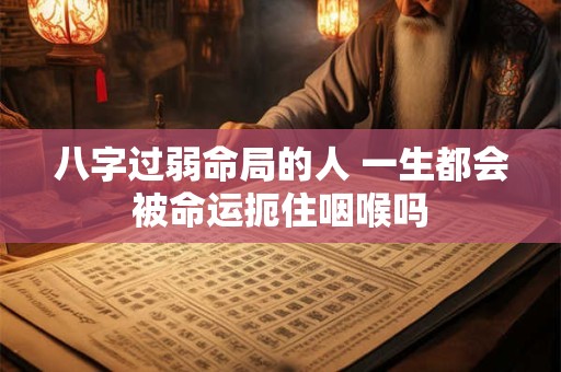 八字过弱命局的人 一生都会被命运扼住咽喉吗