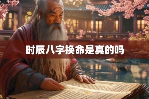 时辰八字换命是真的吗
