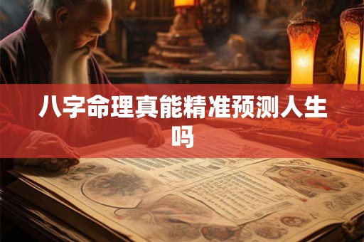 八字命理真能精准预测人生吗