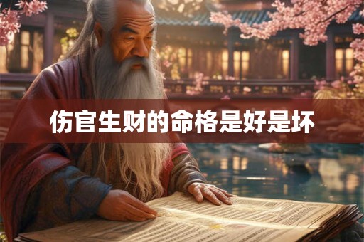 伤官生财的命格是好是坏