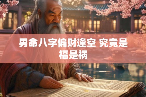 男命八字偏财逢空 究竟是福是祸