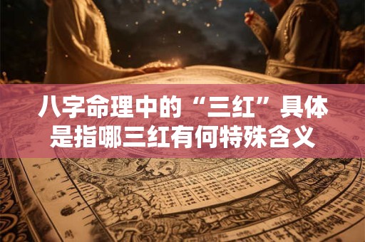 八字命理中的“三红”具体是指哪三红有何特殊含义 八字命理中的“三红”具体是指哪三红有何特殊含义