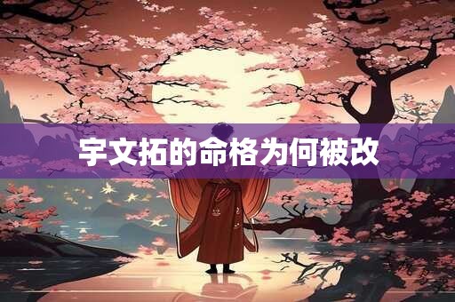 宇文拓的命格为何被改