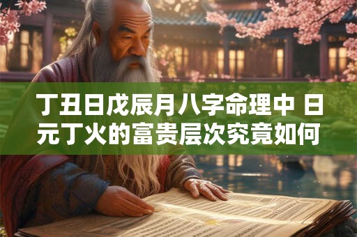 丁丑日戊辰月八字命理中 日元丁火的富贵层次究竟如何