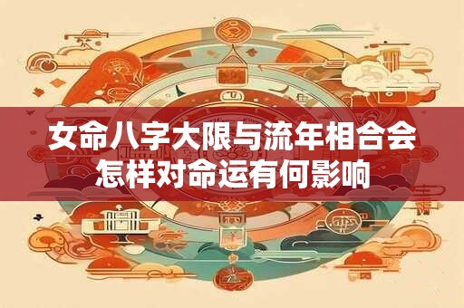 女命八字大限与流年相合会怎样对命运有何影响