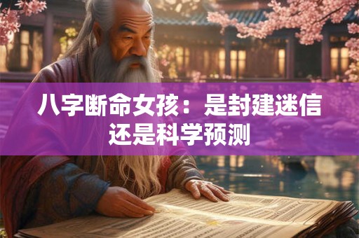 八字断命女孩：是封建迷信还是科学预测
