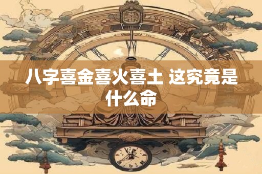 八字喜金喜火喜土 这究竟是什么命 八字喜金喜火喜土 这究竟是什么命