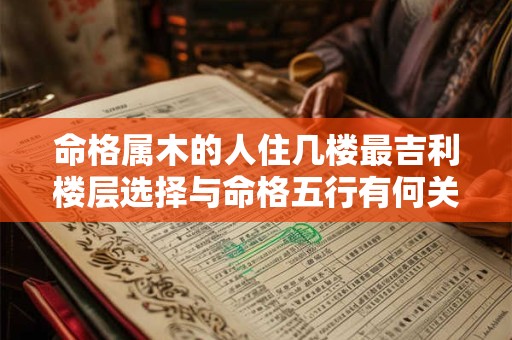 命格属木的人住几楼最吉利楼层选择与命格五行有何关联 命格属木的人住几楼最吉利楼层选择与命格五行有何关联