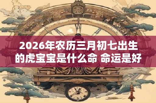 2026年农历三月初七出生的虎宝宝是什么命 命运是好是坏 2026年农历三月初七出生的虎宝宝是什么命 命运是好是坏