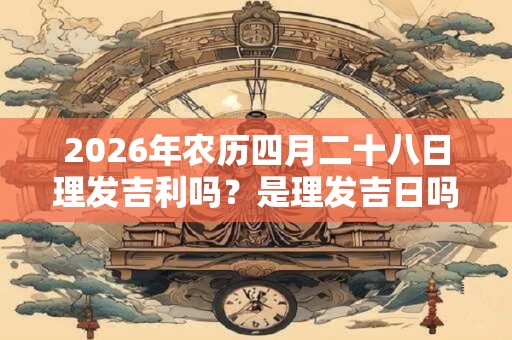 2026年农历四月二十八日理发吉利吗?是理发吉日吗? 2026年农历四月二十八日理发吉利吗?是理发吉日吗?