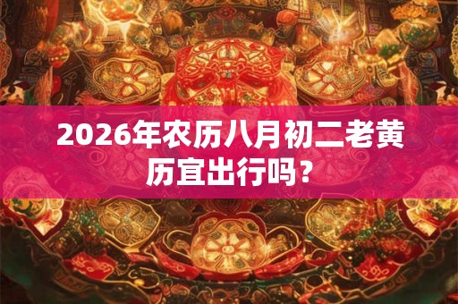 2026年农历八月初二老黄历宜出行吗? 2026年农历八月初二老黄历宜出行吗?