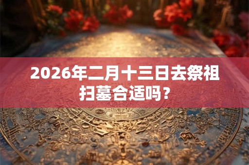 2026年二月十三日去祭祖扫墓合适吗? 2026年二月十三日去祭祖扫墓合适吗?