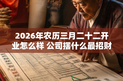 2026年农历三月二十二开业怎么样 公司摆什么最招财 2026年农历三月二十二开业怎么样 公司摆什么最招财