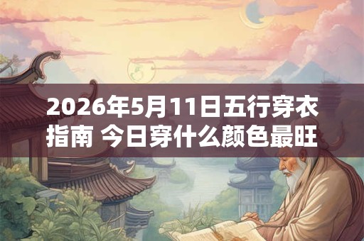 2026年5月11日五行穿衣指南 今日穿什么颜色最旺运 2026年5月11日五行穿衣指南 今日穿什么颜色最旺运
