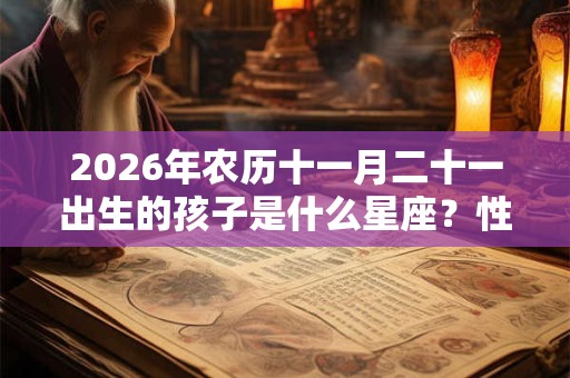 2026年农历十一月二十一出生的孩子是什么星座？性格特征你知道吗？