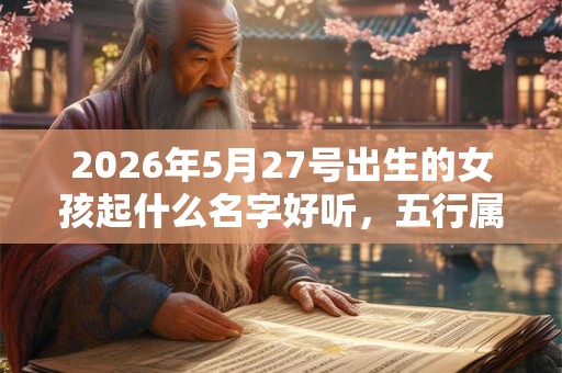 2026年5月27号出生的女孩起什么名字好听,五行属什么 2026年5月27号出生的女孩起什么名字好听,五行属什么