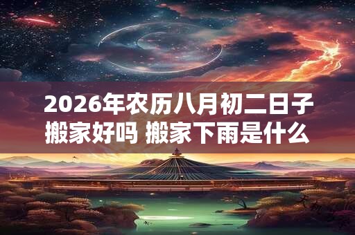 2026年农历八月初二日子搬家好吗 搬家下雨是什么兆头