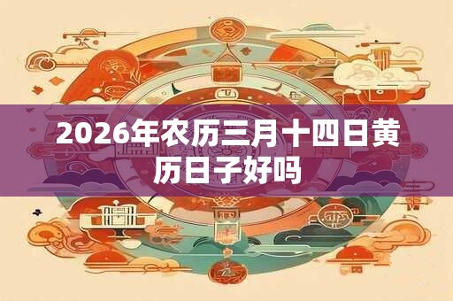 2026年农历三月十四日黄历日子好吗