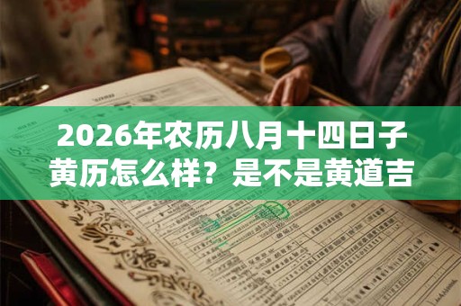 2026年农历八月十四日子黄历怎么样？是不是黄道吉日？