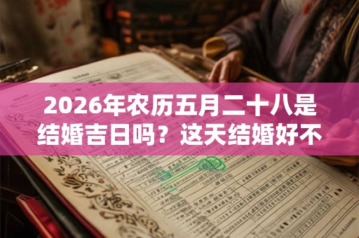 2026年农历五月二十八是结婚吉日吗?这天结婚好不好? 2026年农历五月二十八是结婚吉日吗?这天结婚好不好?
