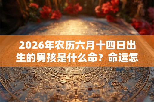 2026年农历六月十四日出生的男孩是什么命?命运怎么样? 2026年农历六月十四日出生的男孩是什么命?命运怎么样?