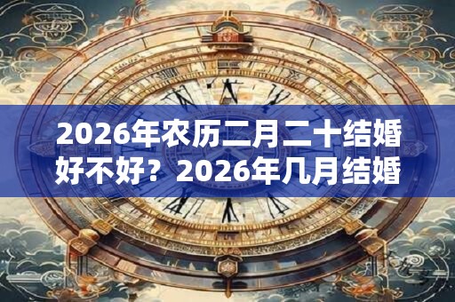 2026年农历二月二十结婚好不好？2026年几月结婚最好？