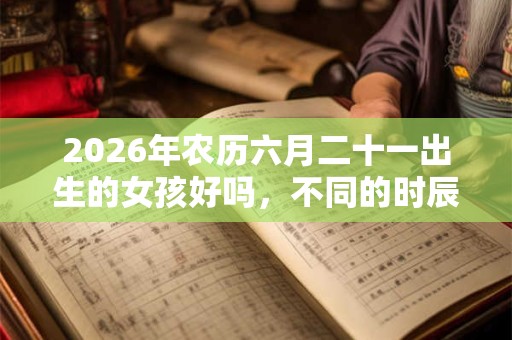 2026年农历六月二十一出生的女孩好吗，不同的时辰都适合做什么？