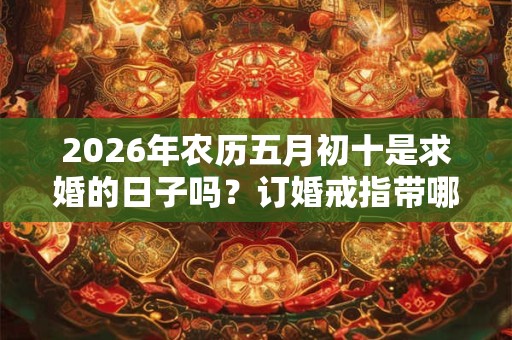 2026年农历五月初十是求婚的日子吗？订婚戒指带哪只手？