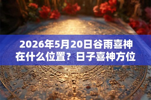 2026年5月20日谷雨喜神在什么位置?日子喜神方位查询! 2026年5月20日谷雨喜神在什么位置?日子喜神方位查询!