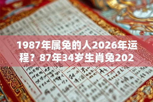 1987年属兔的人2026年运程？87年34岁生肖兔2026年运势