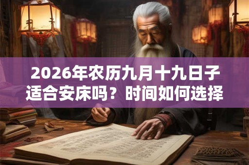 2026年农历九月十九日子适合安床吗?时间如何选择? 2026年农历九月十九日子适合安床吗?时间如何选择?