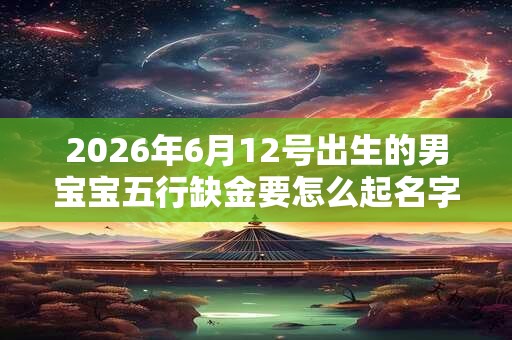 2026年6月12号出生的男宝宝五行缺金要怎么起名字 2026年6月12号出生的男宝宝五行缺金要怎么起名字