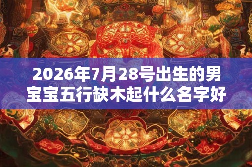 2026年7月28号出生的男宝宝五行缺木起什么名字好听 2026年7月28号出生的男宝宝五行缺木起什么名字好听