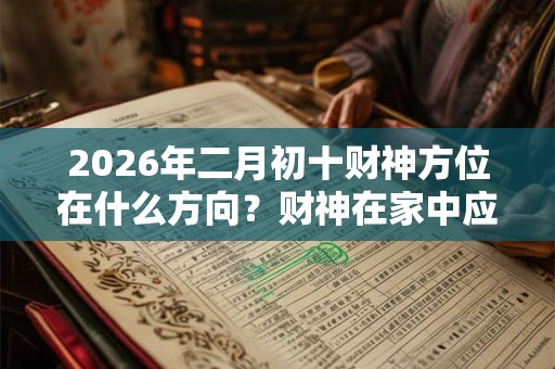 2026年二月初十财神方位在什么方向？财神在家中应该放在什么位置？