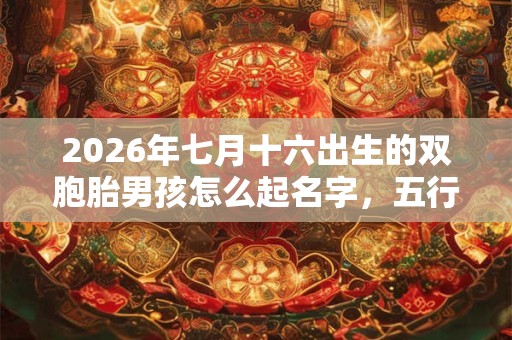 2026年七月十六出生的双胞胎男孩怎么起名字,五行属什么 2026年七月十六出生的双胞胎男孩怎么起名字,五行属什么