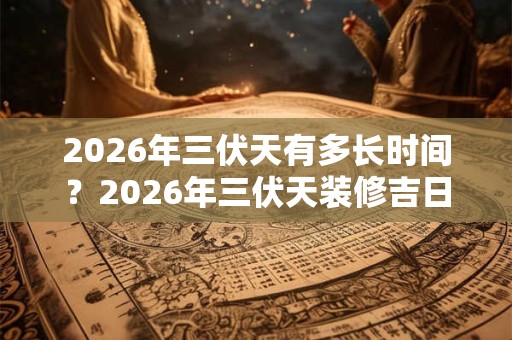 2026年三伏天有多长时间？2026年三伏天装修吉日盘点