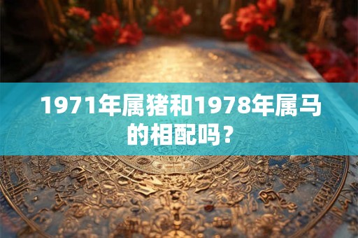 1971年属猪和1978年属马的相配吗？