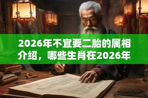 2026年不宜要二胎的属相介绍，哪些生肖在2026年不可以要二胎？