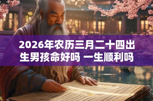 2026年农历三月二十四出生男孩命好吗 一生顺利吗