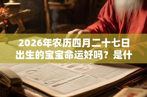 2026年农历四月二十七日出生的宝宝命运好吗?是什么星座? 2026年农历四月二十七日出生的宝宝命运好吗?是什么星座?