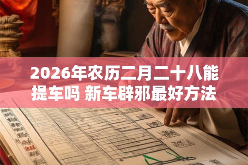 2026年农历二月二十八能提车吗 新车辟邪最好方法是什么 2026年农历二月二十八能提车吗 新车辟邪最好方法是什么