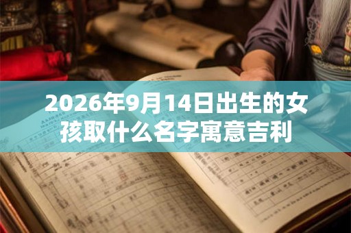 2026年9月14日出生的女孩取什么名字寓意吉利 2026年9月14日出生的女孩取什么名字寓意吉利